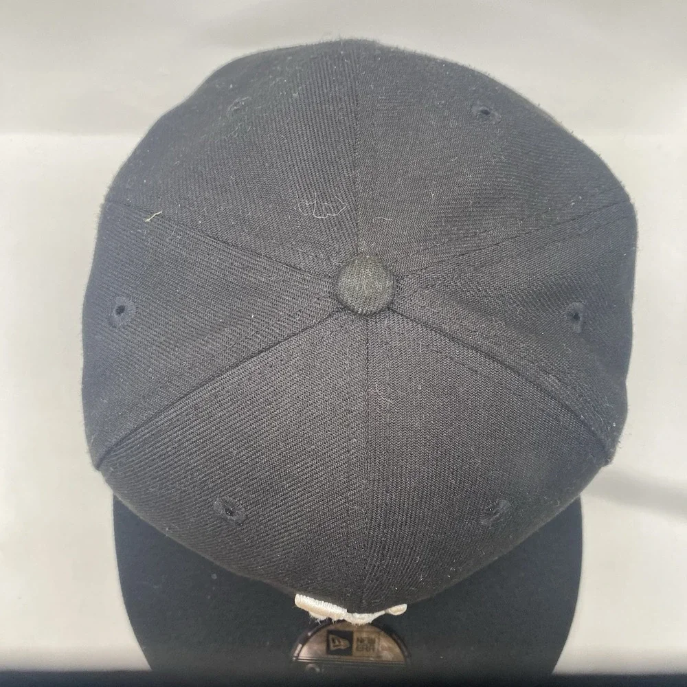 Los‎ Angeles Dodgers Hat Blackout New Era Black 9Fifty SnapBack Cleaned VGC - Picture 4 of 10
